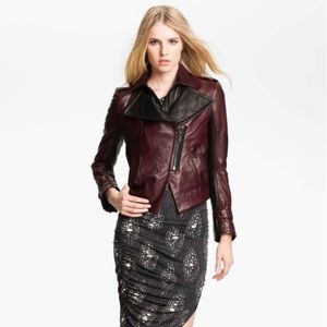 kelly wearstler Triton Asymmetrical Leather Jacket